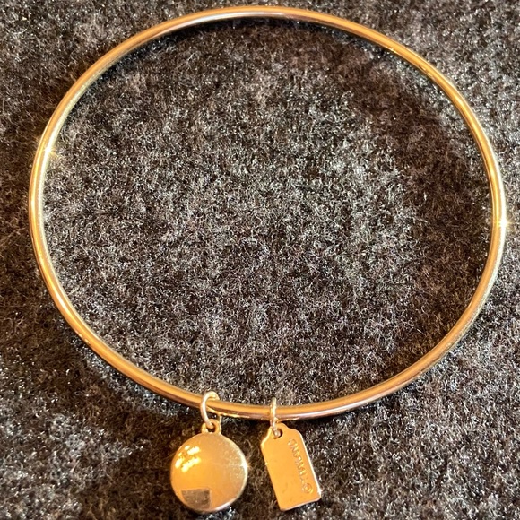 Coach Gold Plated Bracelet with Two Charms - Picture 4 of 5